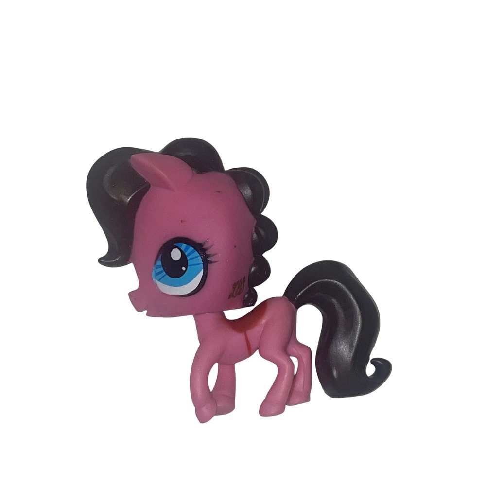 Littlest Pet Shop LPS‎ Pink Pony Mane Tail Blue Eyes Hasbro 3292 Toy